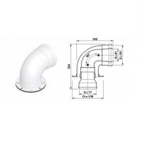 Присоединительный отвод для котла NAVIEN SMART TOK Coaxial любой мощности, комплект (OTVODsmtokcoax)