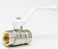 Кран шаровый 1/2" вн-вн (ручка) LD Pride (white) (00039773)   