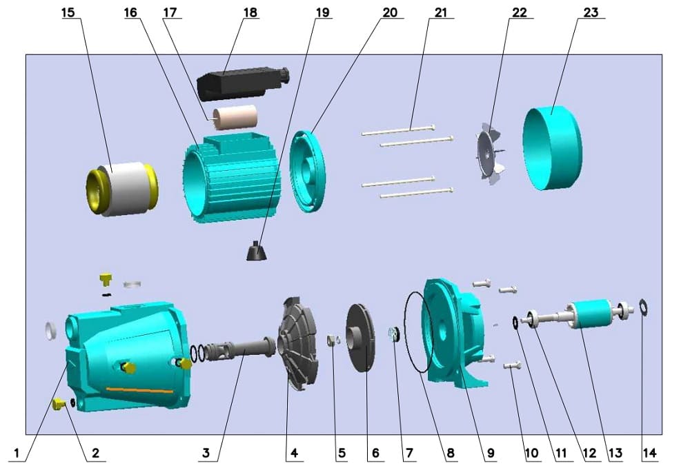 Запчасти Unipump ECO JET 100 LA купить в Челябинске