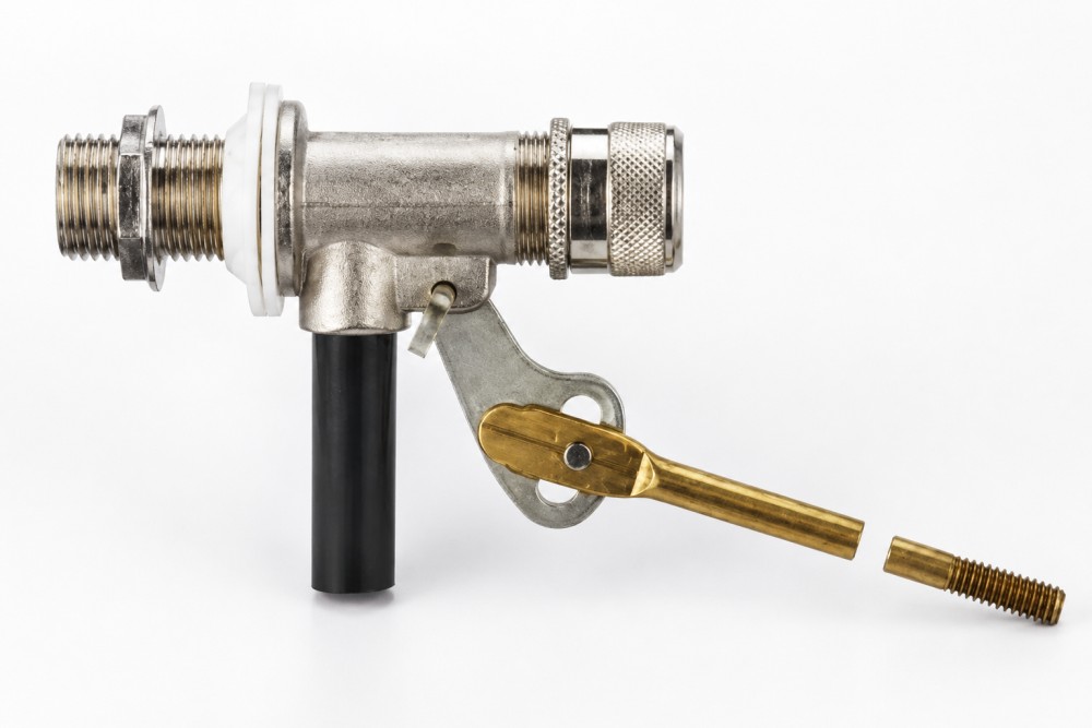 Farg 524 Фото вид сбоку поплавковый клапан Farg 11/2" (комплект, с шаром)