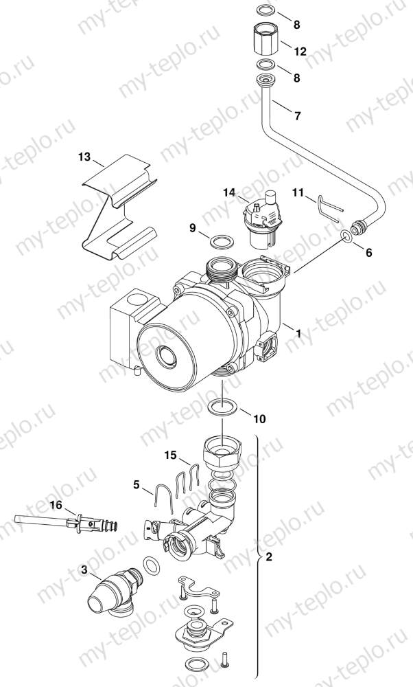 Купить запчасти Buderus Logamax U054-24К в Челябинске
