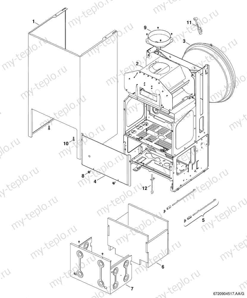Купить запчасти Buderus Logamax U054-24К в Челябинске