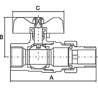 Купить Кран шаровый PF STRONG в Челябинске