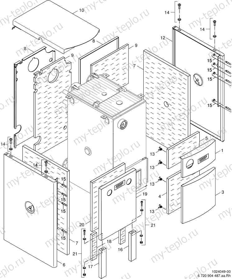 Запчасти Buderus Logano S111-45D купить в Челябинске
