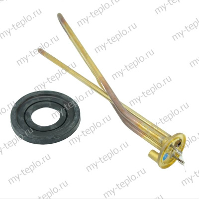 ТЭН 1,0 кВт правый для Ariston ABS VELIS EVO INOX POWER D UP 30-100 (tenPABSVLSEVOINPWDUP)