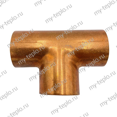 Тройник медный на 28 мм пайка (troymed28pay)