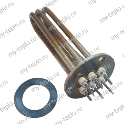 Блок ТЭН для котла Сангай ЭВПМ-4,8, фланец D-86 (углеродистая сталь) (tenSangay48us86)